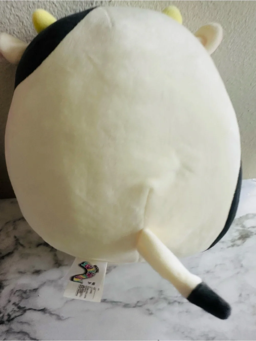 Squishmallows Connor Cow 8” Plush Kellytoy Black & White No Hang Tag
